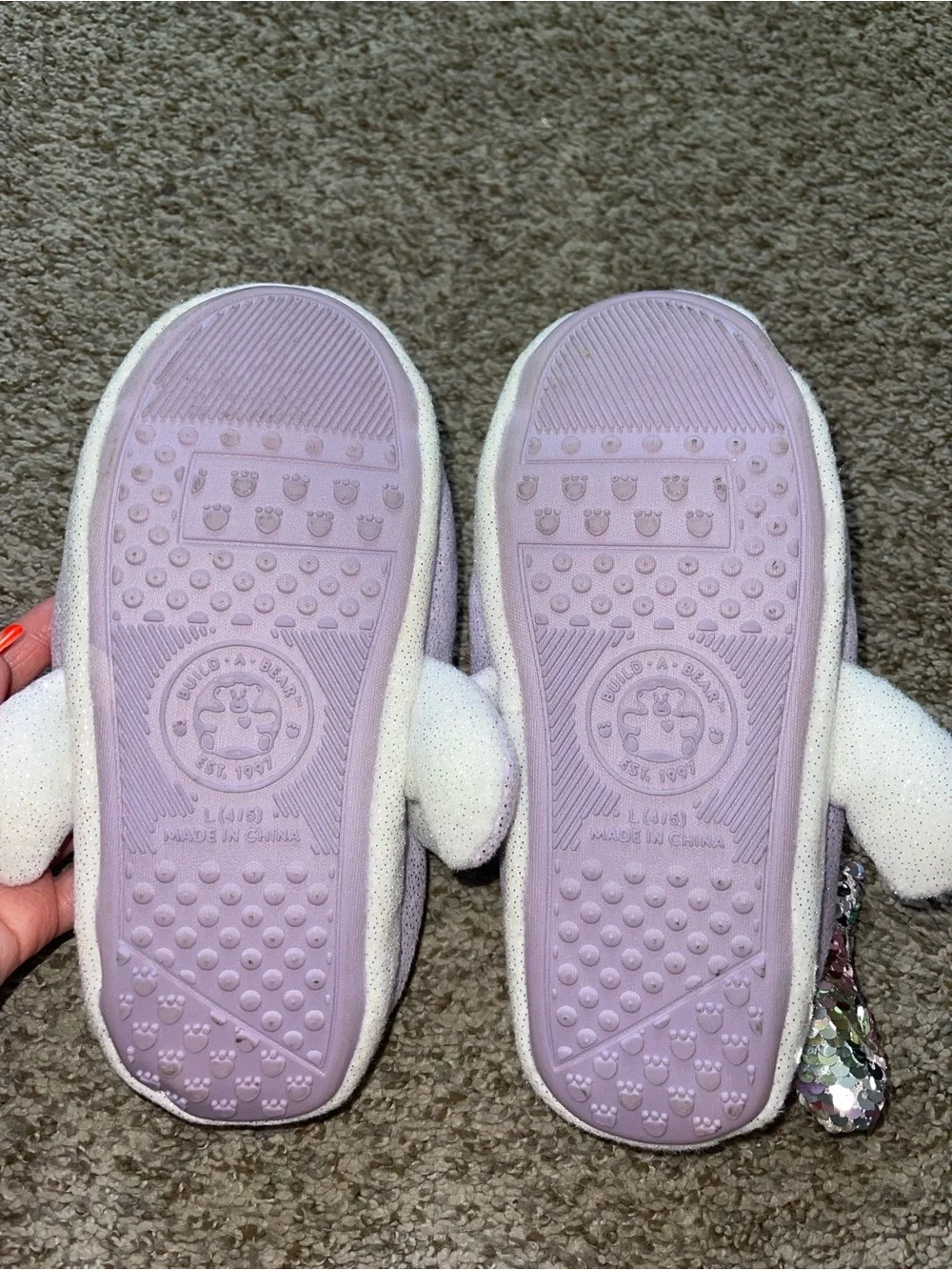 Kids Build a Bear Slippers